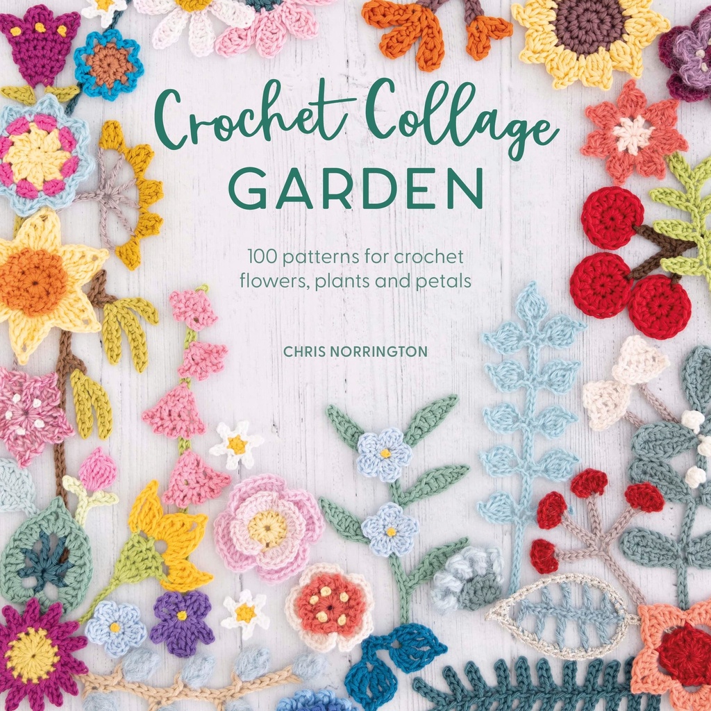 Crochet Collage Garden Book