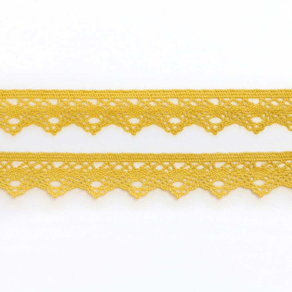 Pointed Toledo Lace - Mustard