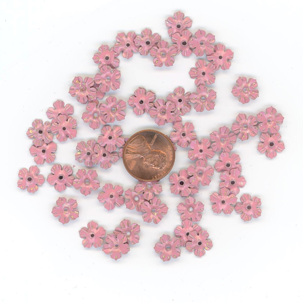 10mm Flower Sequins, Dusky Pinks