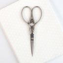 Floral Teardrop Scissors, Silver