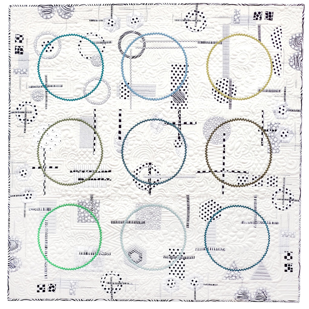 [KTGT_4990-1] Of a Feather Geometric Throw (Kit)