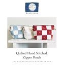 ​​​Hand Quilted Zipper Pouch Pattern