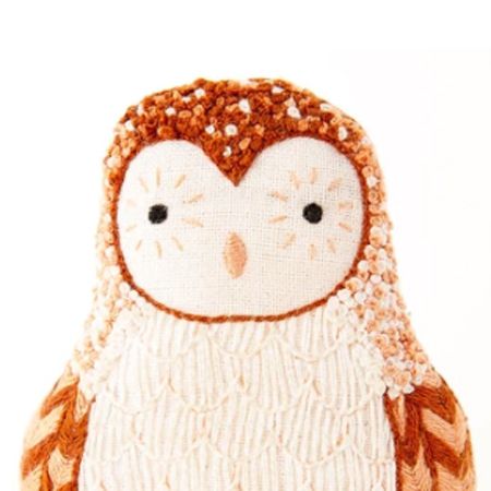 Barn Owl, Embroidery Doll Kit