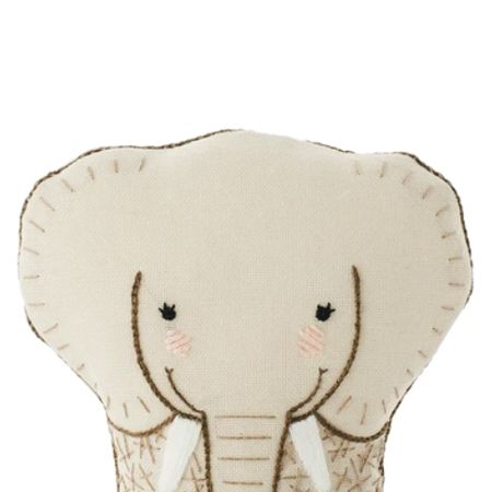Elephant, Embroidery Doll Kit