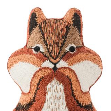 Chipmunk, Embroidery Doll Kit