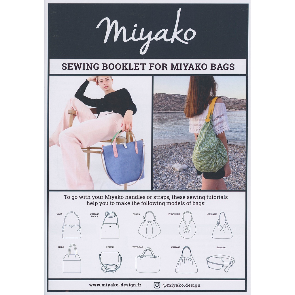 Sewing Booklet, Miyako Bags
