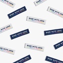 ​"Made with Love & Swear Words" Woven Labels, 6pk