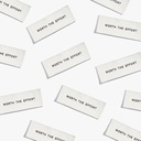 ​"Worth the Effort" Woven Labels, 6pk