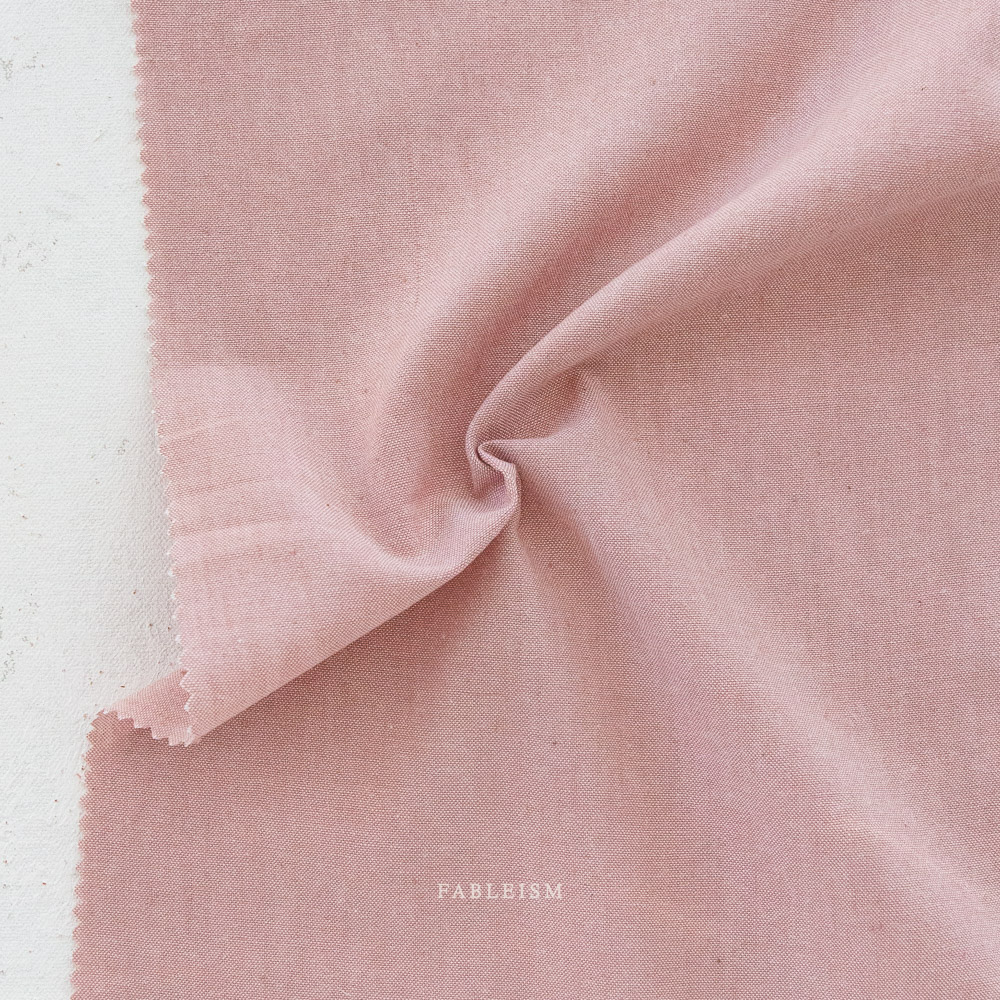 Pink Denim Fabric by the Yard