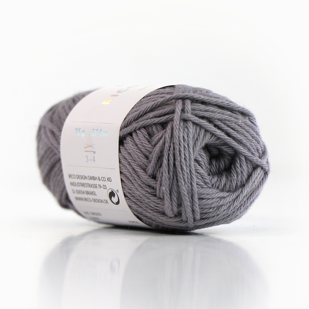 Rico Cotton DK, Mouse Grey
