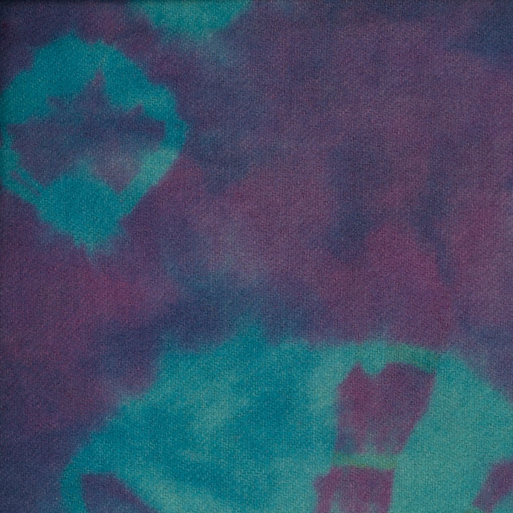 Hand Dyed Shibori Wool - The Longest Day