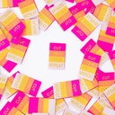 "Cut Sew Press Repeat" Sewing Woven Labels, 8pk