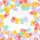 Daisy Tag Multipack Sewing Woven Labels, 8pk