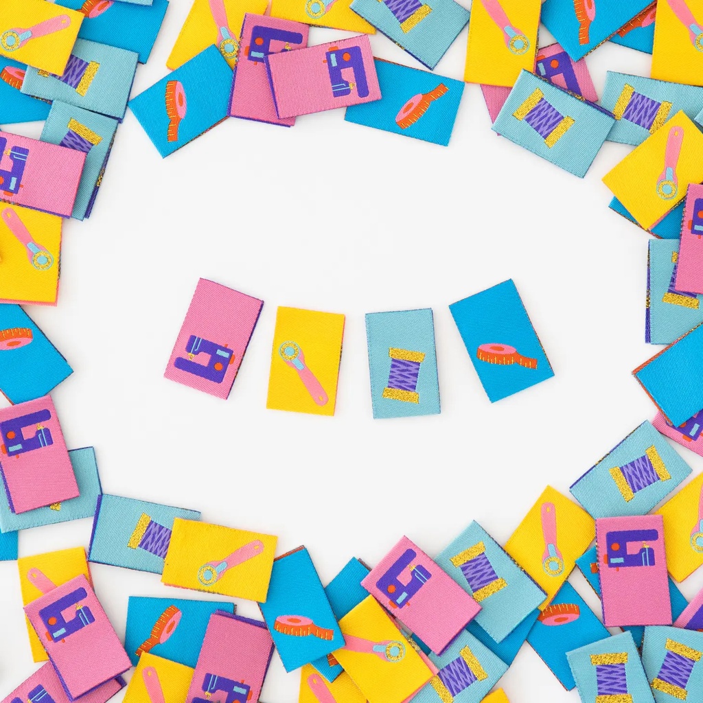 Sewing Notions and Tools Sewing Woven Labels, 8pk