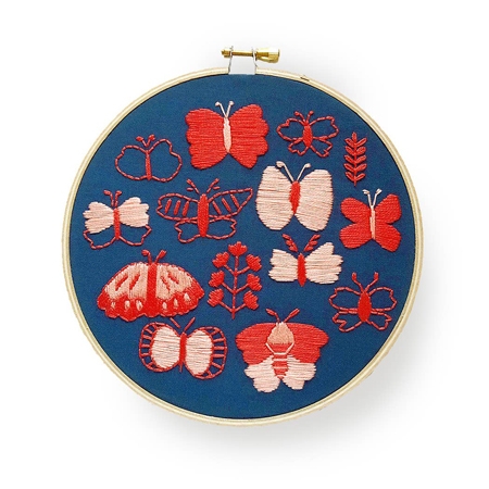 Butterflies Embroidery Kit