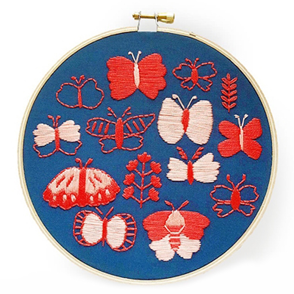 [RR-005] Butterflies Embroidery Kit