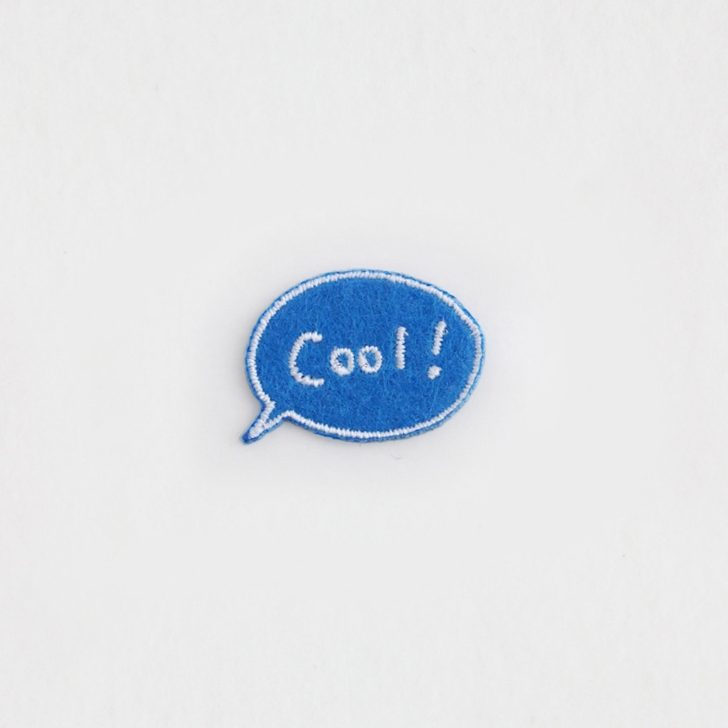 Daruma Embroidered Sticker (Cool!)