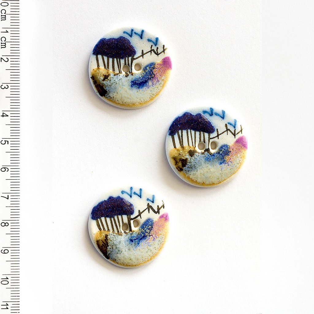 Country Scene Buttons
