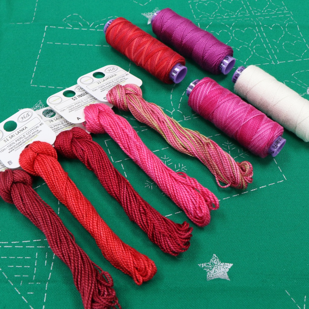 Cranberry Spritz - Embroidery Thread Pack