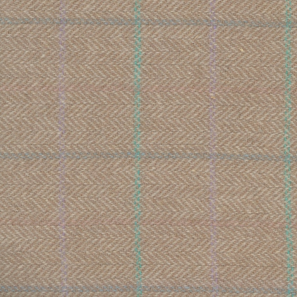 [HDWH2_02-0.125] Latte Herringbone #2 - Textural Wool (Fat 1/8)