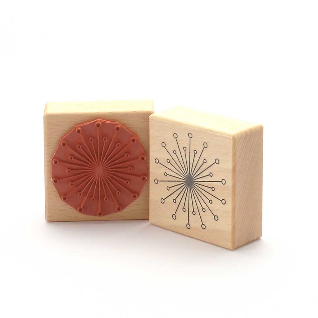 [RS666725] ​​​​​​​Astro Star with Points Rubber Stamp