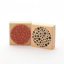 ​​​​​Polka-Whirl Rubber Stamp