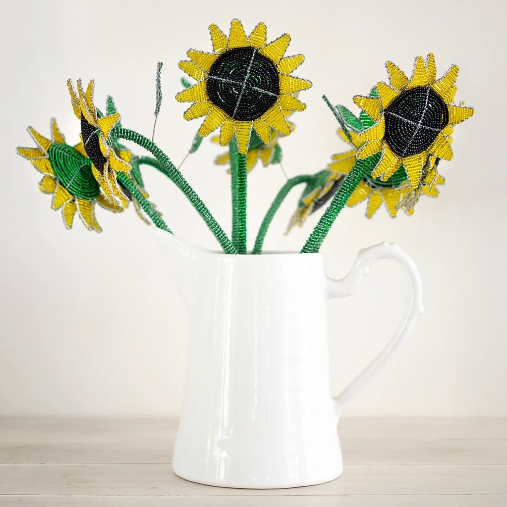 Beaded Sunflower