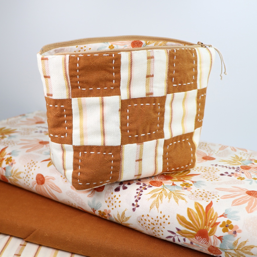 ​​​​Hand Quilted Zipper Pouch