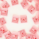 "With Love" Envelope Woven Labels, 8pk