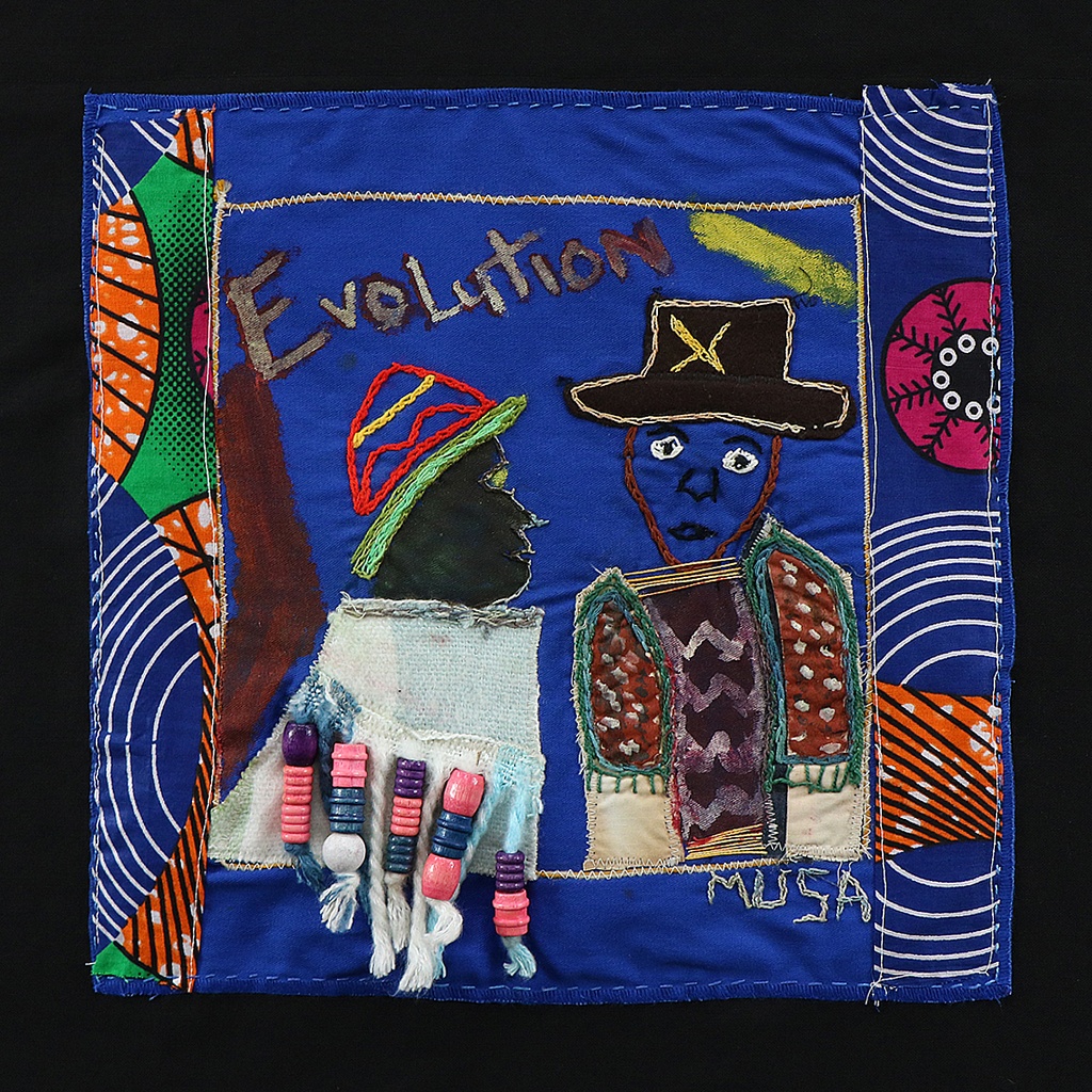 3 Panel Embroidery - Past, Present, Future #4