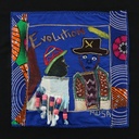 3 Panel Embroidery - Past, Present, Future #4