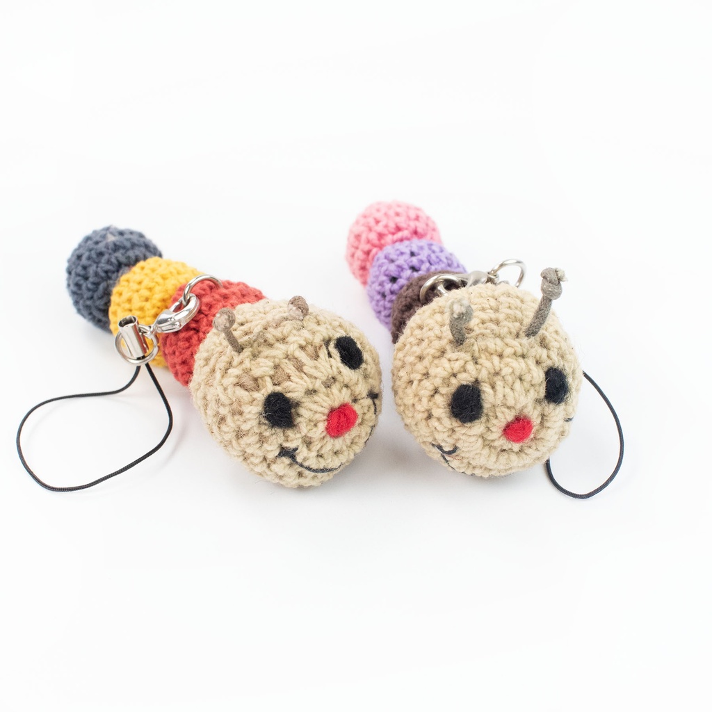 ​Caterpillar Key Ring Charm