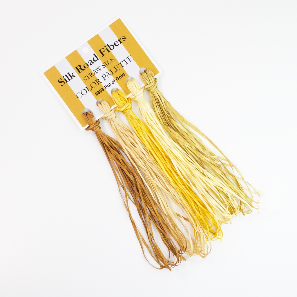 Straw Silk Color Palette - Pot of Gold