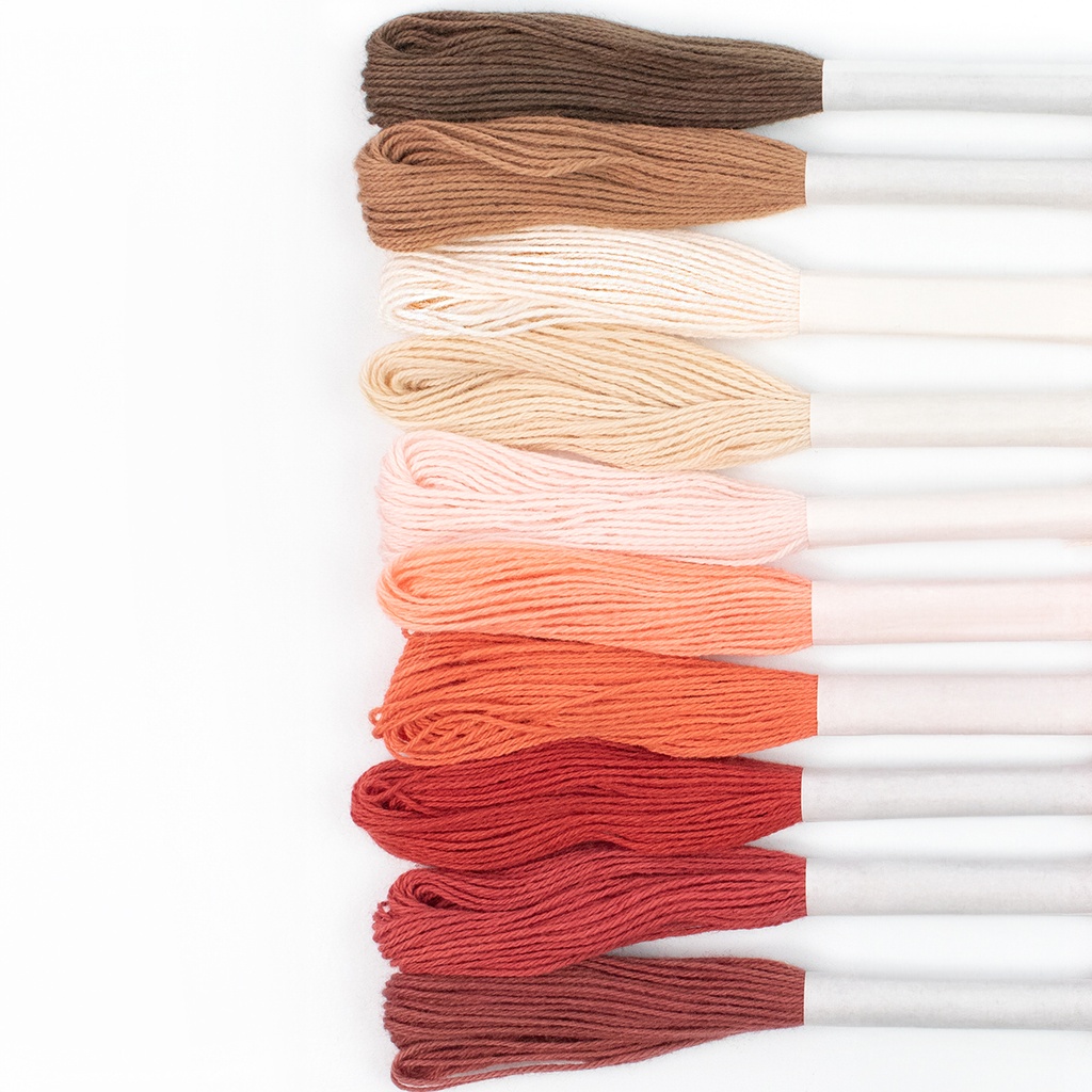 [TEM-12] Roots - Natural Dyed Embroidery Thread