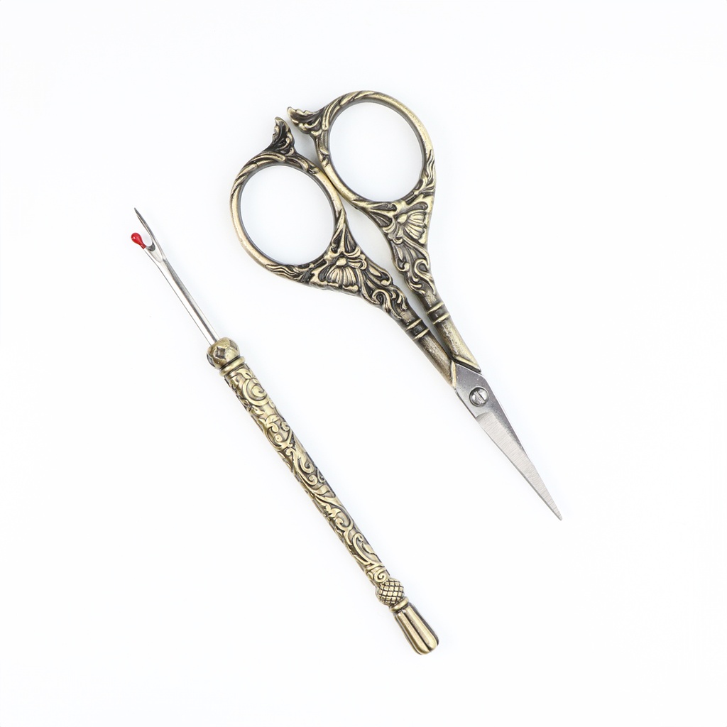 Botanical Garden Scissors & Seam Ripper (Gold)