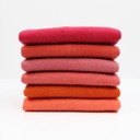Solid Wool Bundle - Orange, Fat 1/16