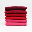 Solid Wool Bundle - Red, Fat 1/16