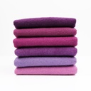 Solid Wool Bundle - Violet, Fat 1/16