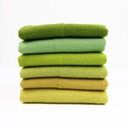[SWB_46-32] Solid Wool Bundle - Green (Fat 1/32)
