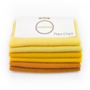 5" x 5" Solid Paint Chips - Yellow