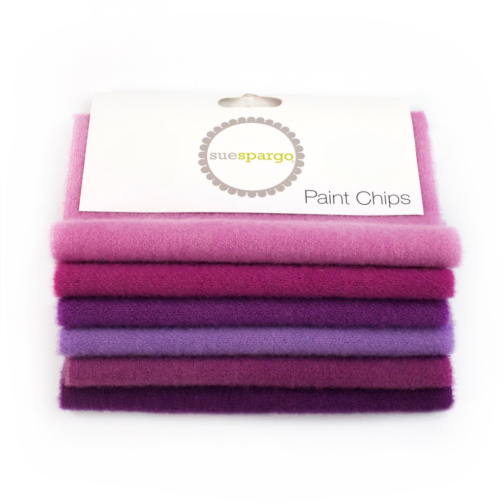 5" x 5" Solid Paint Chips - Violet