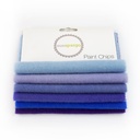 5" x 5" Solid Paint Chips - Blue