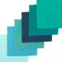5" x 5" Solid Paint Chips - Teal