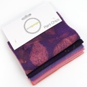 5" x 5" Eco Print Paint Chips - Amethyst Rose