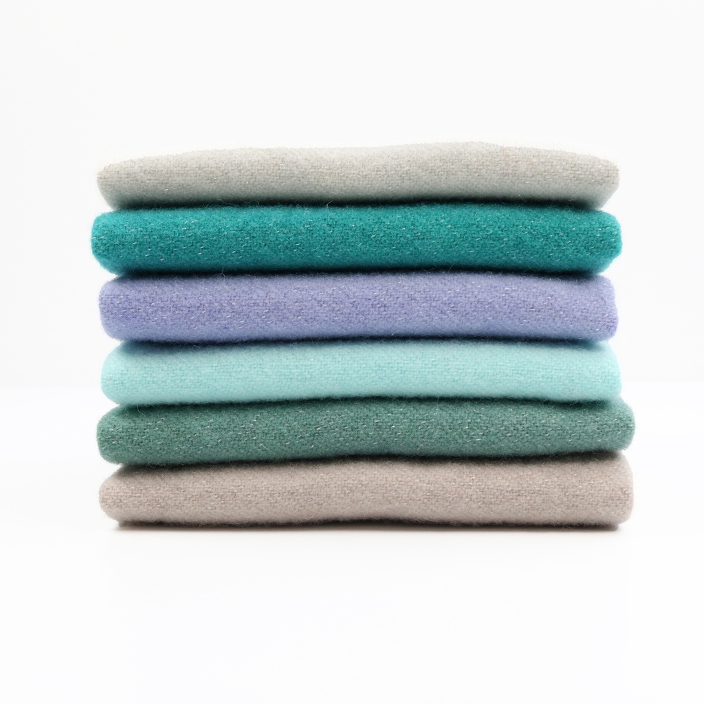 Sparkle Wool Bundle - Jumping Puddles, Fat 1/16