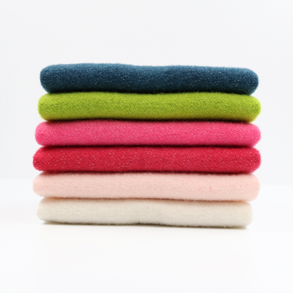 Sparkle Wool Bundle - Climbing Rose, Fat 1/16