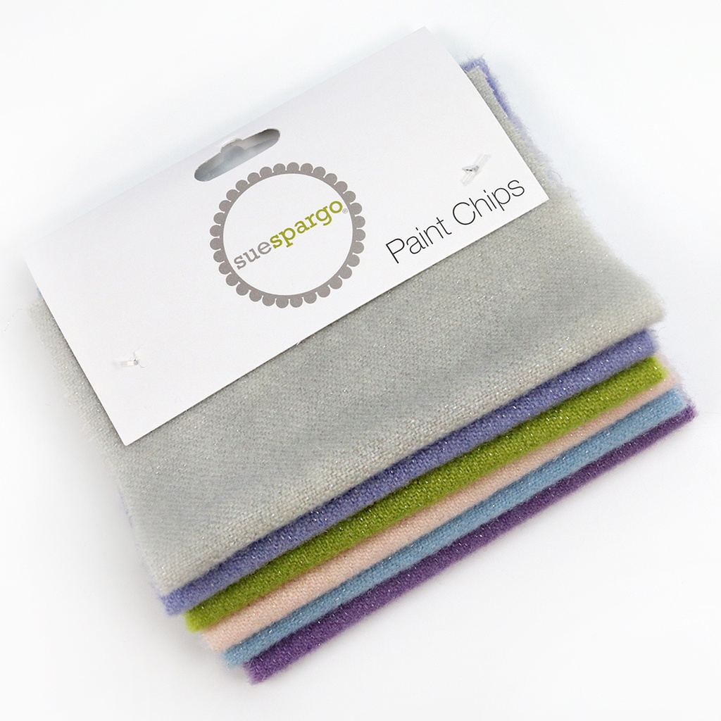 5" x 5" Sparkle Paint Chips - April Showers