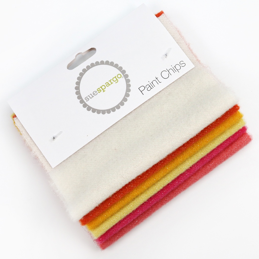 [PCWB_10] 5" x 5" Sparkle Paint Chips - Citrus Berry