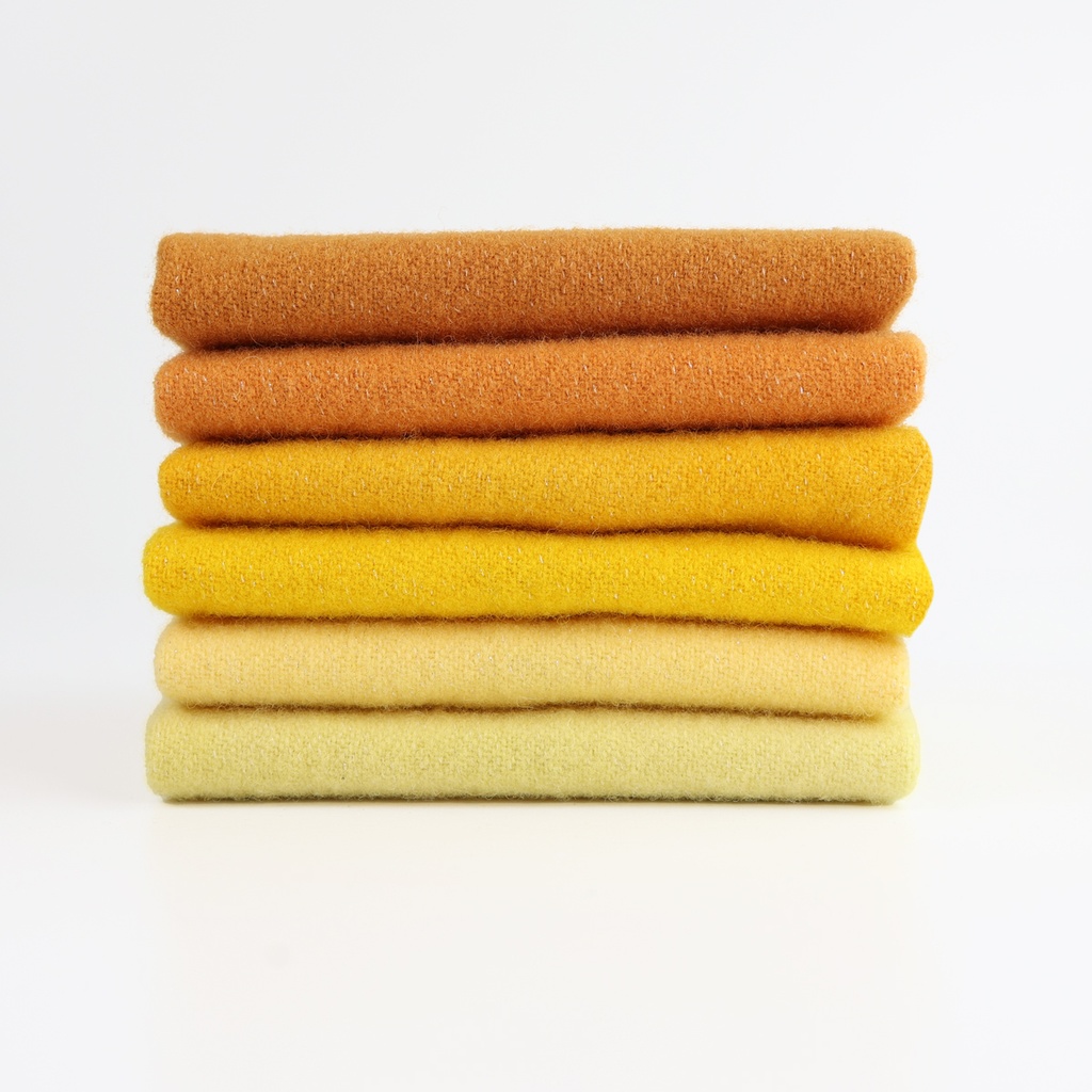 Sparkle Wool Bundle - Yellow, Fat 1/16