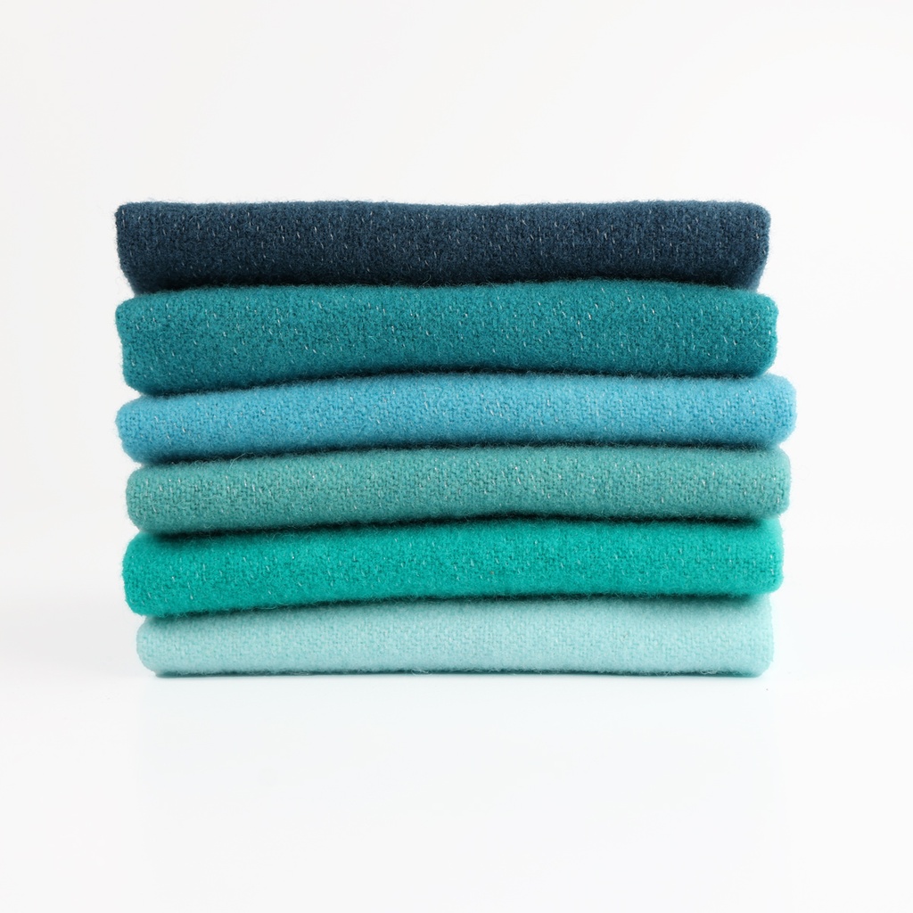 [SPWB_45-16] Sparkle Wool Bundle - Teal (Fat 1/16)